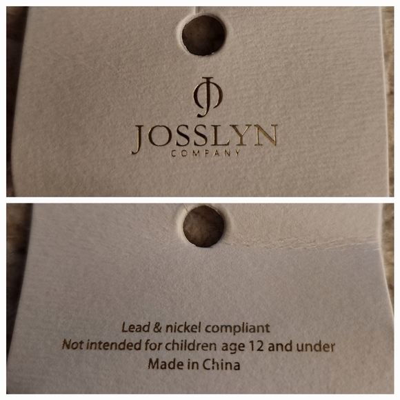 JOSSLYNN JEWELRY 3 Layer Gold-Tone Butterfly and Ring Set NWT - Picture 16 of 16